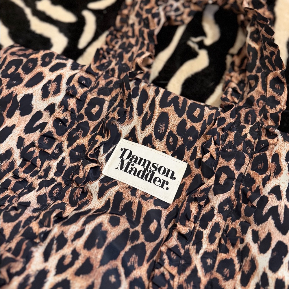 Damson Madder Leopard Print Tote